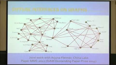 Multiple Speakers | Plenary Lecture 9: Curvature flow on graphs for large data classification