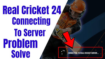 real cricket 24 connecting to server problem / rc24 connecting to real cricket server problem