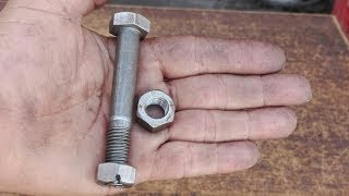 Details How to make a self-locking nut in 2 minutes #Shorts Update