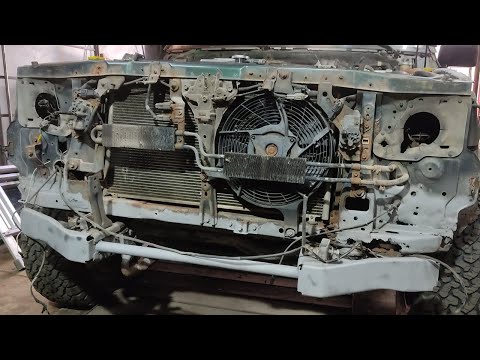 Большой ремонт кузова и рамы Nissan Patrol Y 61. Убитый кузов. Много сварки