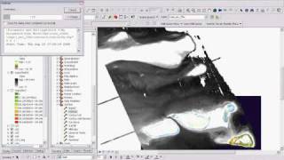 Make contours from bathymetry data 2/2