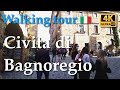 Civita di Bagnoregio, Italy【Walking Tour】With Captions - 4K