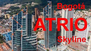Bogotá Skyline - Atrio Progress August, 2019 Drone