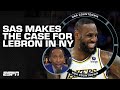 Stephen A. to LeBron James: The ONLY thing LA has over New York is the WEATHER! | NBA Countdown
