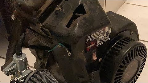 PZ19 carb on Tecumseh 3hp! Bolt on upgrade