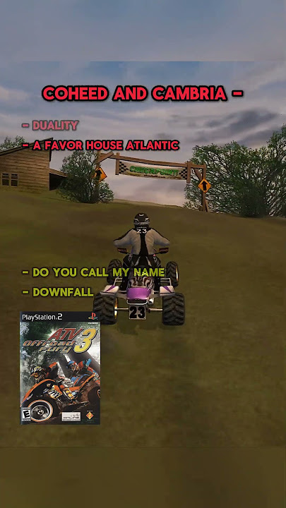 MX Unleashed vs ATV Off Road Fury 3! #mx #atv #offraod #soundtrack #ps2 #ps2games #nostalgia