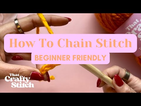 How To Chain Stitch - Beginner Crochet