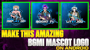 HOW TO MAKE BGMI GAMING MASCOT LOGO ON ANDROID | LOGO TUTORIAL | TABAHI GFX