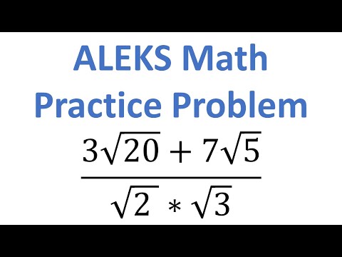 ALEKS Math Placement Test 2026! Practice Question and Solution