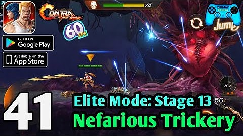 Garena Contra Returns | Elite Mode | Stage 13 - Nefarious Plans | Android/iOS Walkthrough Gameplay