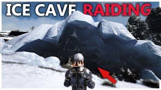 Raiding The Island Ice Cave Small Tribes S4e10 Ark Survival Evolved Youtube