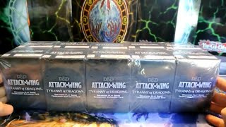 D&D Attack Wing Tyranny of the Dragons Blind Booster Brick unboxing