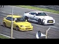 Turbo Civic -vs- 1000hp GT-R & more!