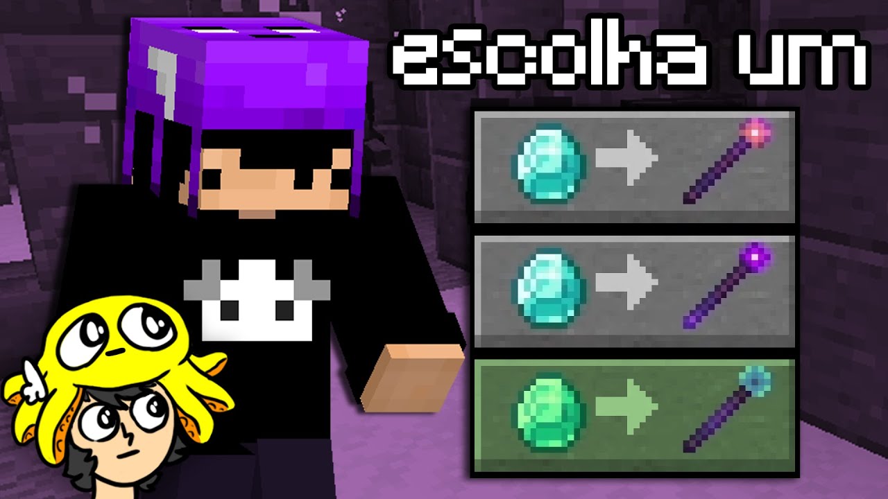 e se o minecraft fosse um jogo roguelike