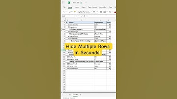 Hide Multiple Rows in Seconds! | Excel Tips & Tricks