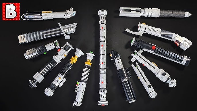 LEGO MOC Qui-Gon Jinn's Lightsaber with Full Length Blade by BuiltByOdoe