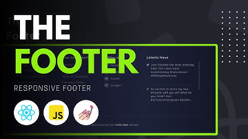Simple Footer with React and Styled Components