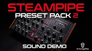 Erica Synths STEAMPIPE | Free Preset Pack 2 Showcase @EricaSynths