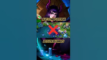 ✅ALICE COMBO TUTORIAL#mobilelegends #mlbb #tutorial #shorts