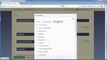 The Pearson MyLab Widget and D2L