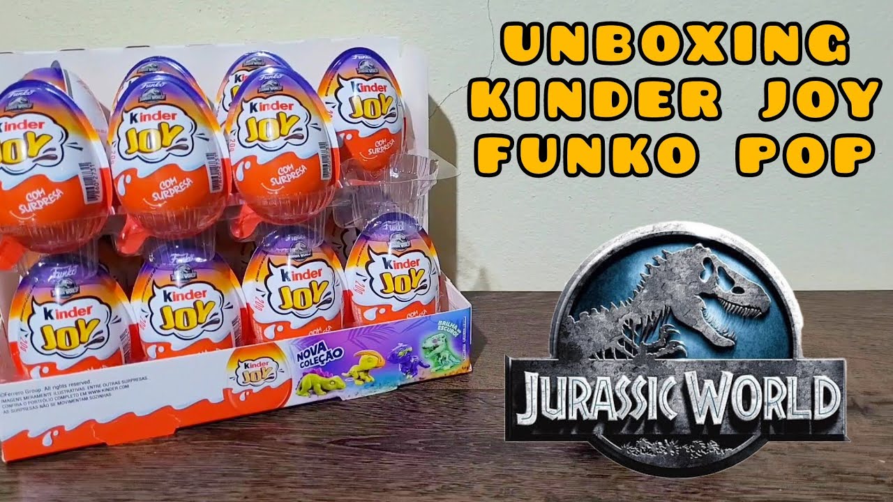 Kinder Joy - Funko Pop - Jurassic World (Unboxing PT-BR)