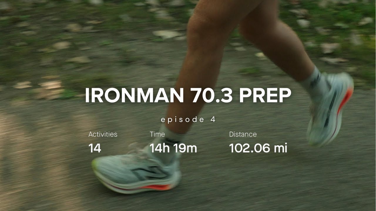my first 100 mile week as a hybrid athlete | Ironman 70.3 prep, ep.4