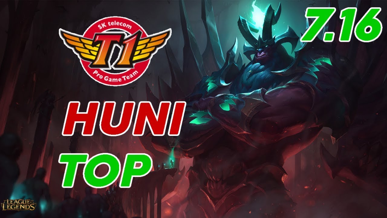 SKT T1 Huni Galio Top Patch 7.16
