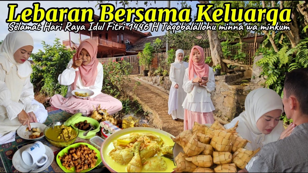Suasana IDUL FITRI Di Kampung. LEBARAN Bersama Keluarga MANGPEP VLOG