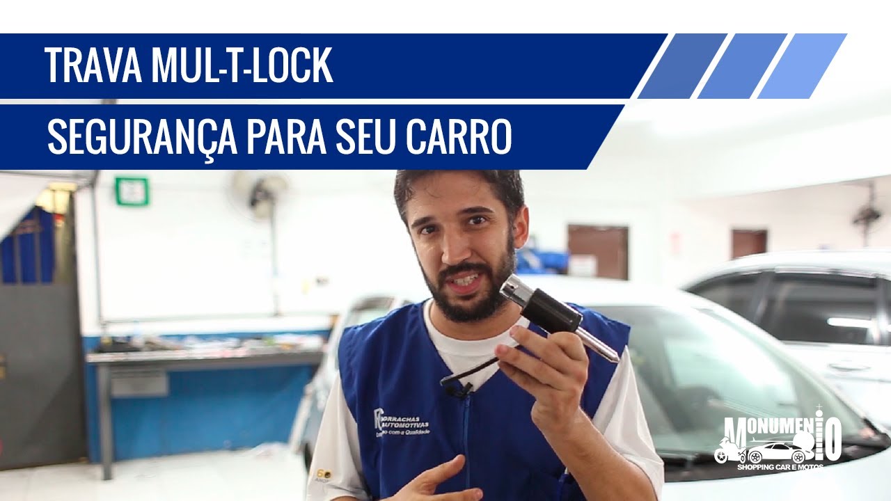 Trava Mul-T-Lock: segurança para seu carro - YouTube