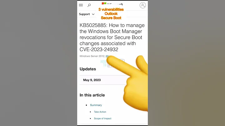 3 Vulnerabilities | Windows Secure Boot | Windows OLE - Outlook app | Win32k Elevation and Fixes