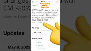 3 Vulnerabilities | Windows Secure Boot | Windows OLE - Outlook app | Win32k Elevation and Fixes screenshot 1