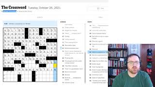 NYT Crossword Solve - Tuesday, October 26, 2021