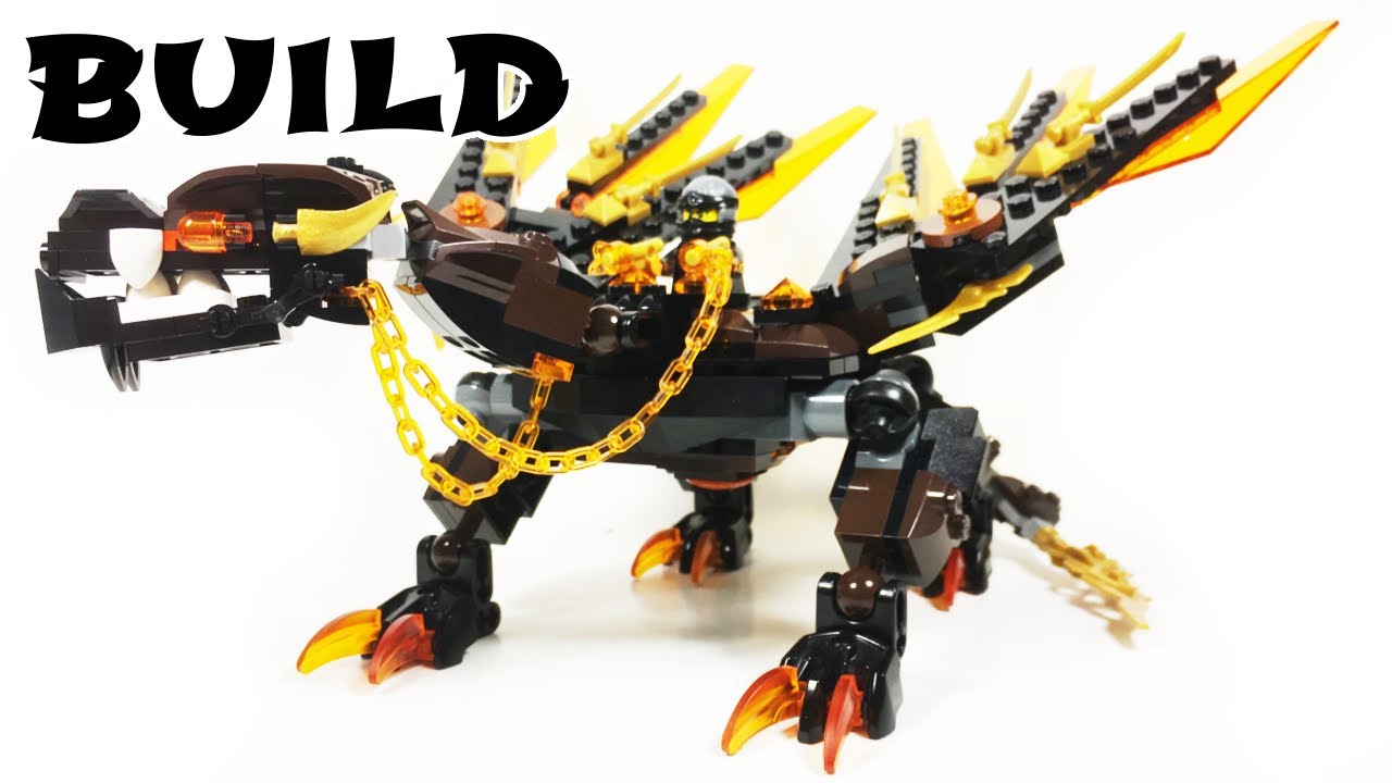 Lego Ninjago Cole S Rx Dragon Build Tutorial Youtube