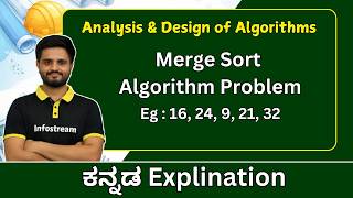 Merge sort sorting , Part 3 | Analysis and design of algorithms | All universities