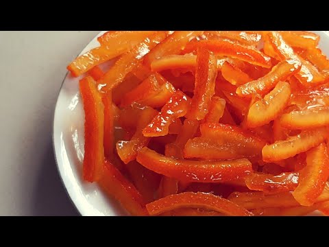 Best Candied Orange Peel Recipe | How To Make Candied Orange Peels