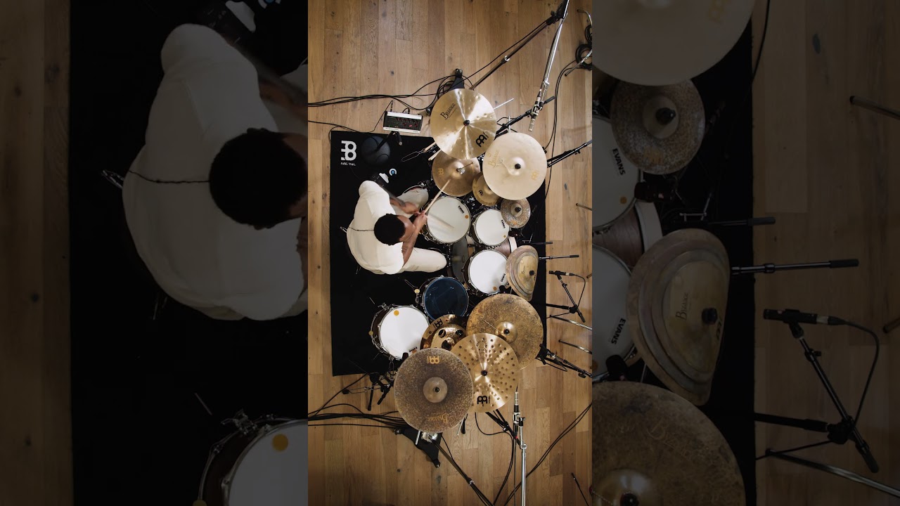 Justin Swiney "Best Song Ever" by Sam Greenfield #shorts #meinlcymbals  #drums #drummer  #drumming