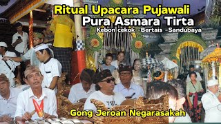 PROSESI ACARA TRADISI TAHUNAN  PUJAWALI PURA ASMARA TIRTA 20224