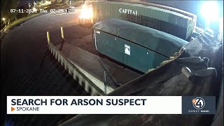 Search for arson suspect