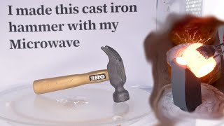 Melting Cast Iron in a Microwave