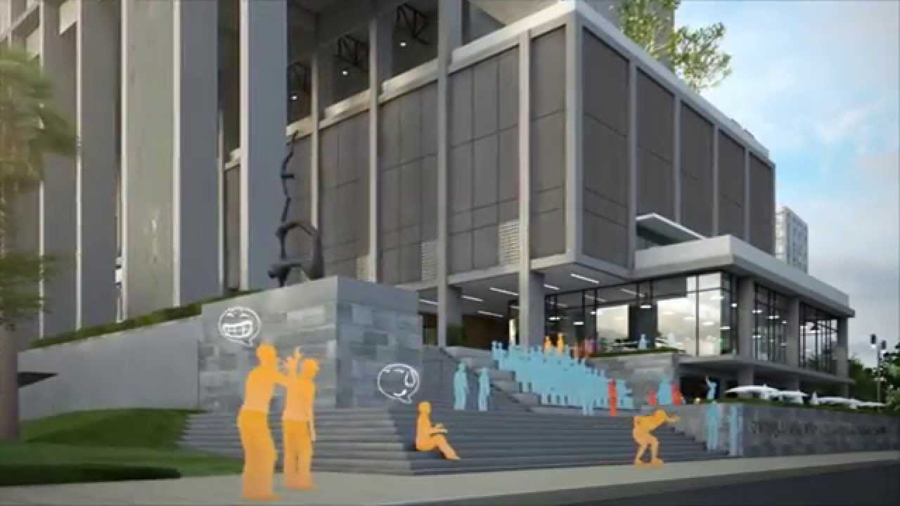 RMUTK Sport Center Design Competition 3D Animation by DOF - YouTube