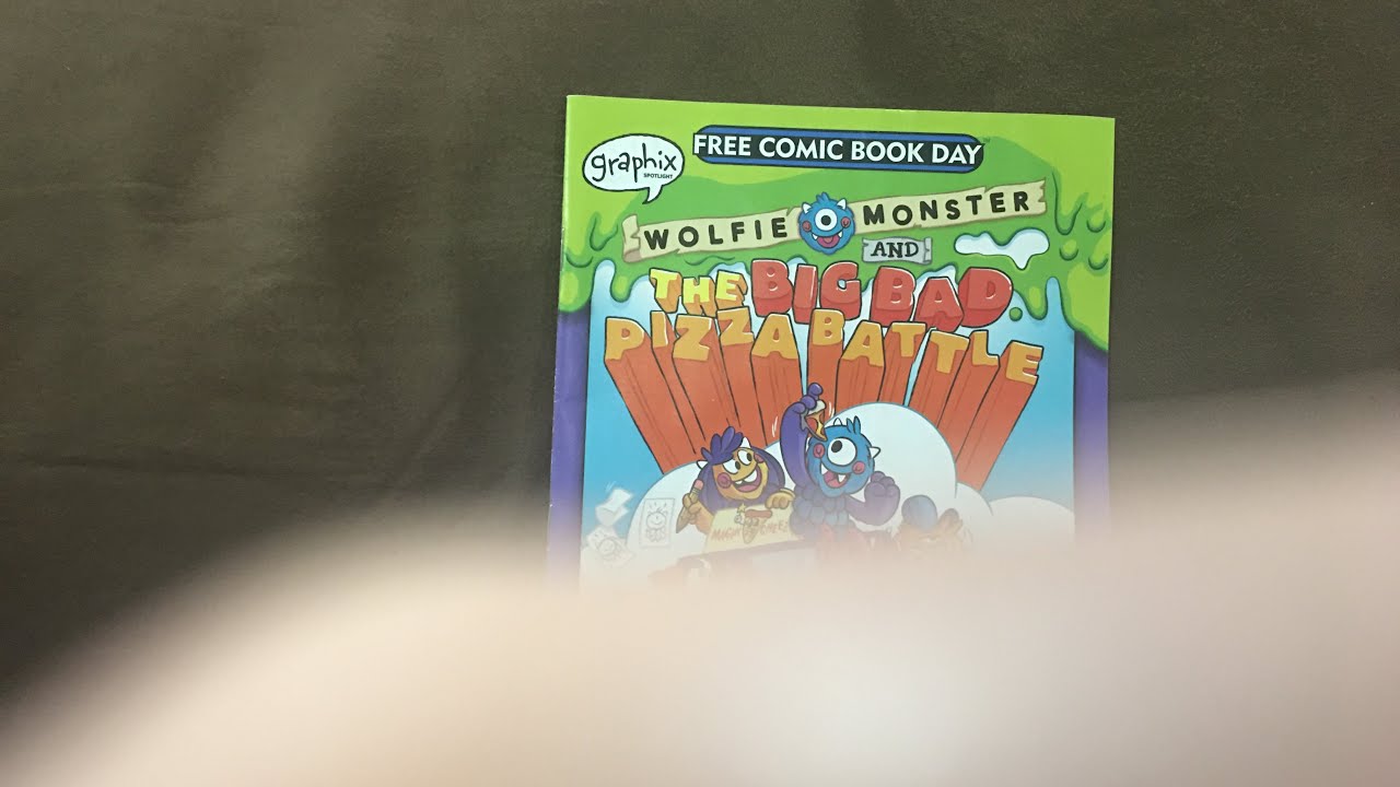 Having a Comical Time-Wolfie Monster & Pizza Battle FCBD 2019 - YouTube