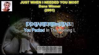 Just When I Needed You Most - Dana Winner (Lyrics & Guitar Chords)