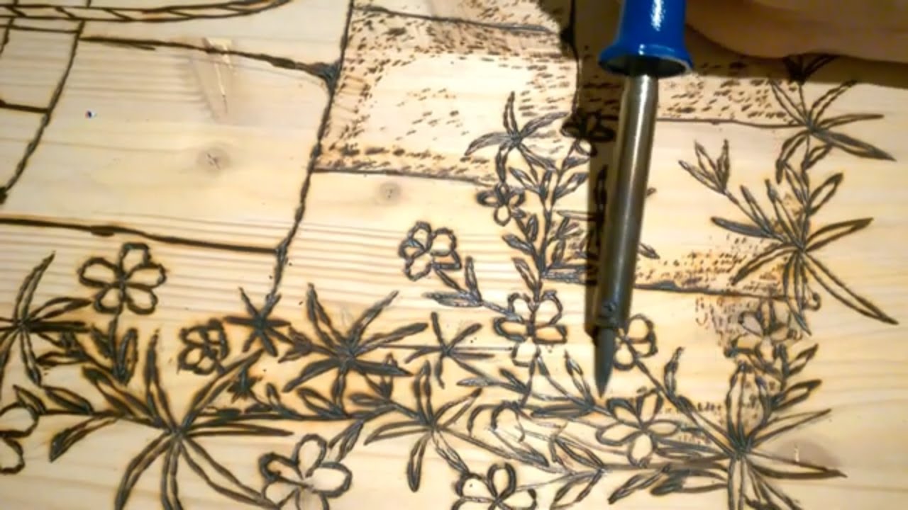 Wood Burning For Begginers - Pyrography WELL /Blaze - YouTube