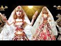 Gorgeous Barbie SAREE Making Beautiful Party Wear doll Dress|Lisa Barbie Doll