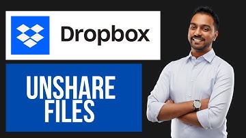 How to Unshare Files on Dropbox | Remove Access from Others