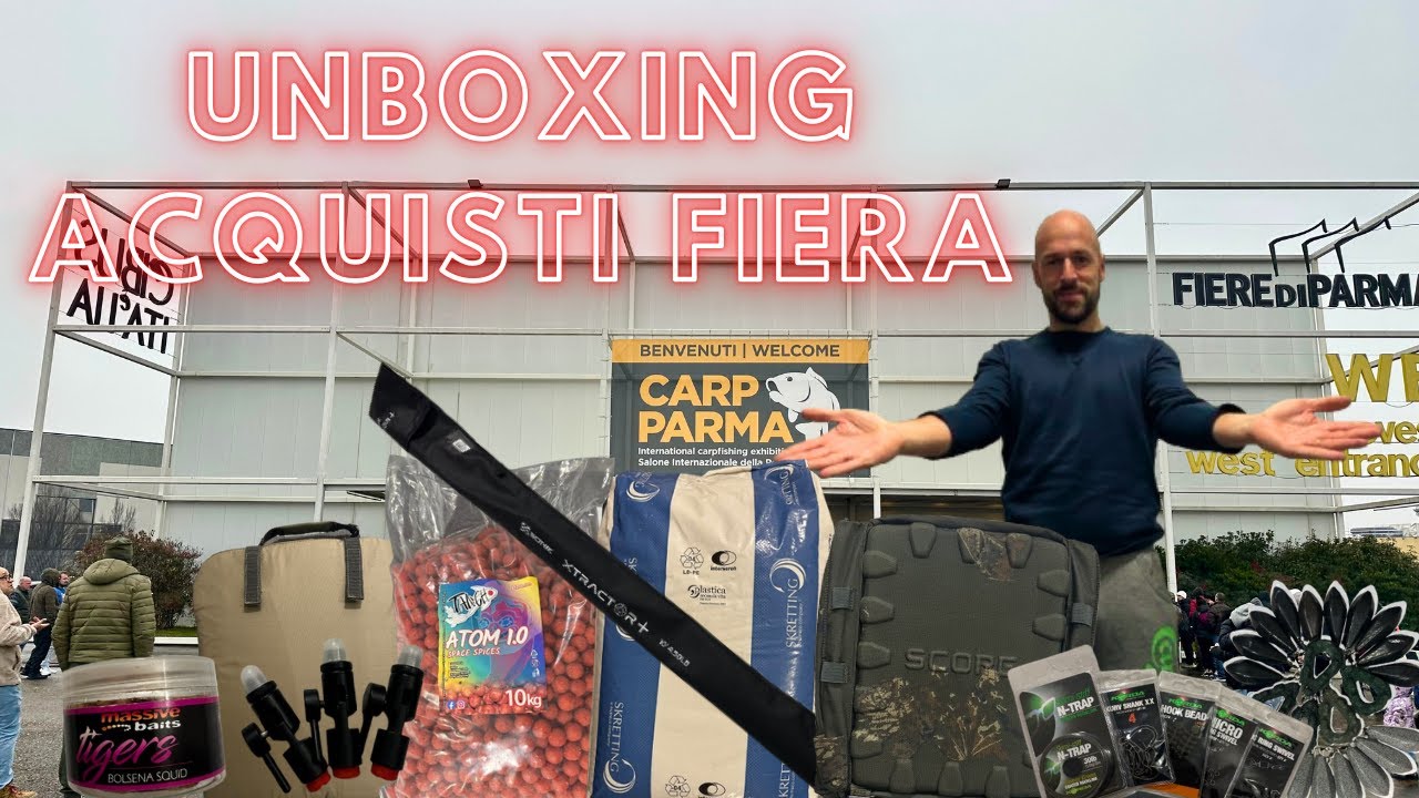 Carpfishing - Unboxing prodotti Carp Parma 2025