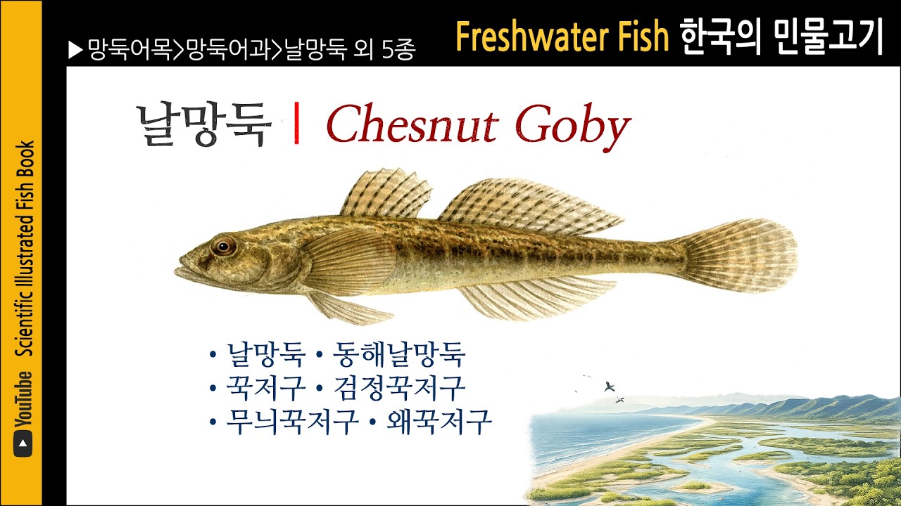 망둑어목 제2편 | 날망둑 외 5종 | 민물고기도감