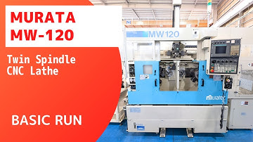 【Stock introduction】MURATA MW-120 (2005)  Twin Spindle CNC Lathe