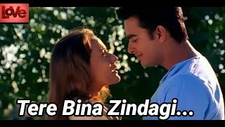 Video thumbnail of "Tere Bina Zindagi se koi shikwa to nahi...|Alka Yagnik and Hariharan song|evergreen old song"