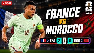 🔴 Mbappé & Dembele Score! | France vs Morocco LIVE | | FIFA World Cup 2026 Quarterfinal